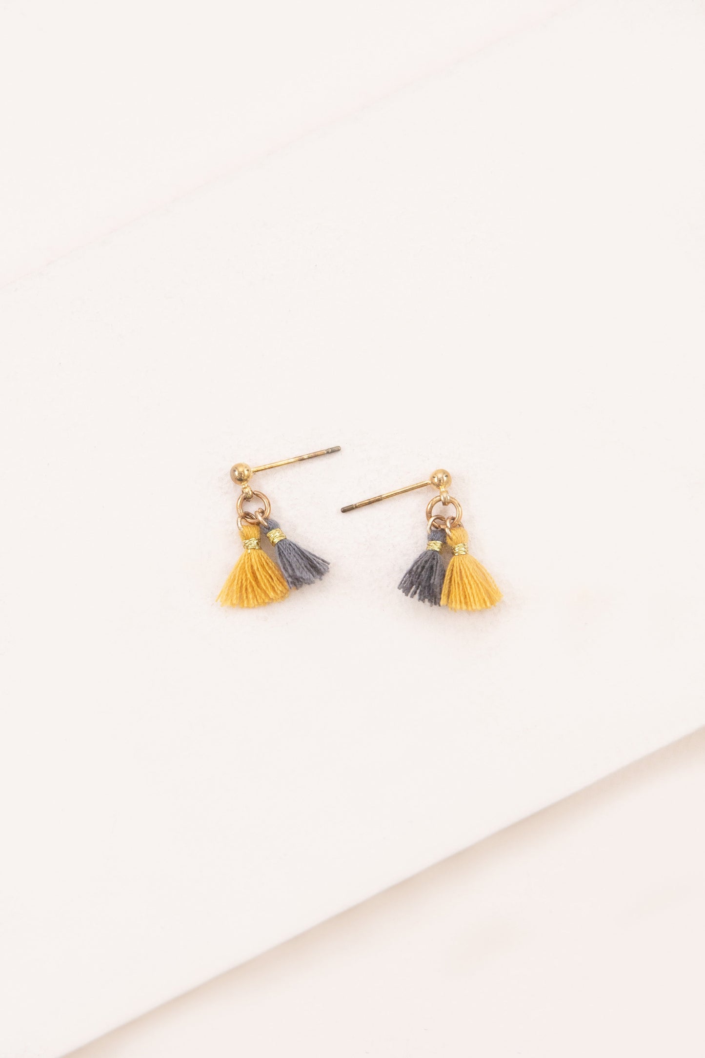 Ulani Tassel Earrings | Mustard