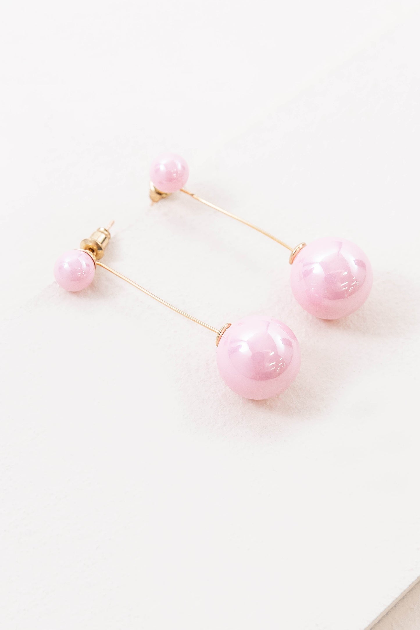 Winnie Ear Jacket Earrings | Pink