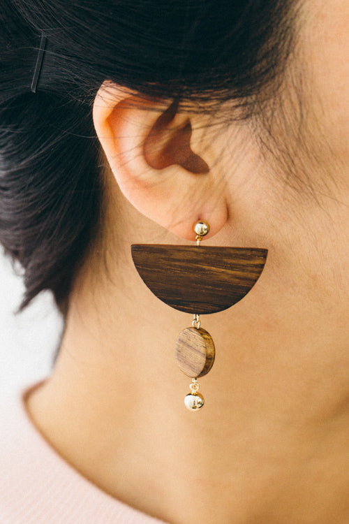 Lola Wooden Earrings