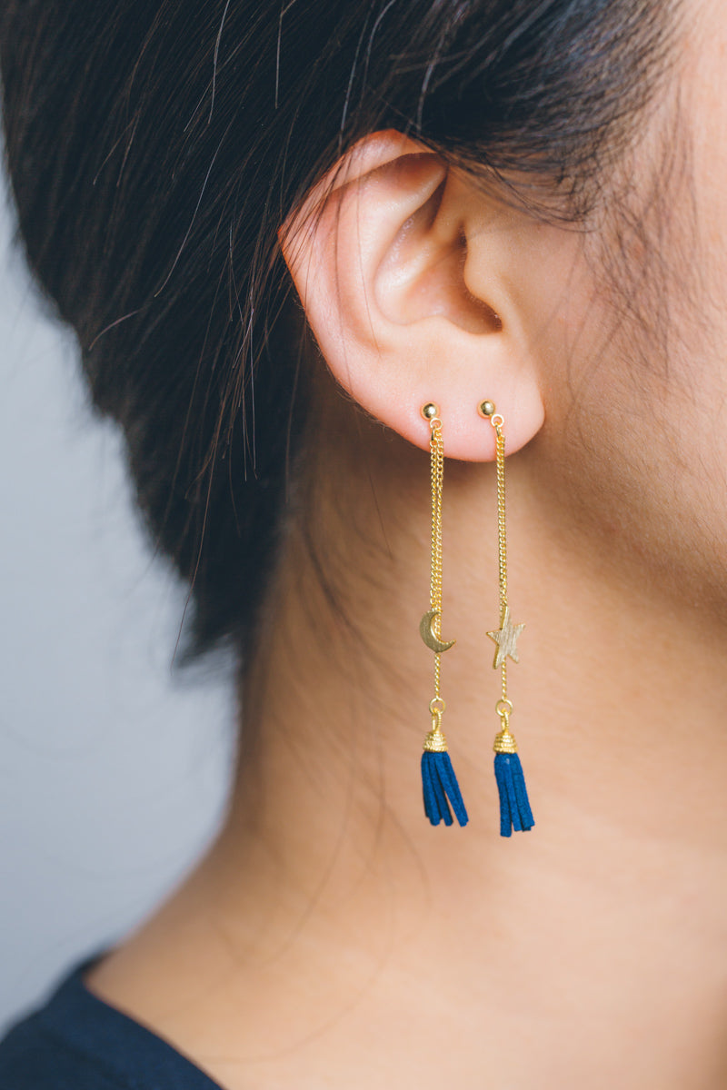 Celestial Tassel Earrings