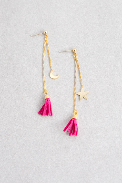 Celestial Tassel Earrings