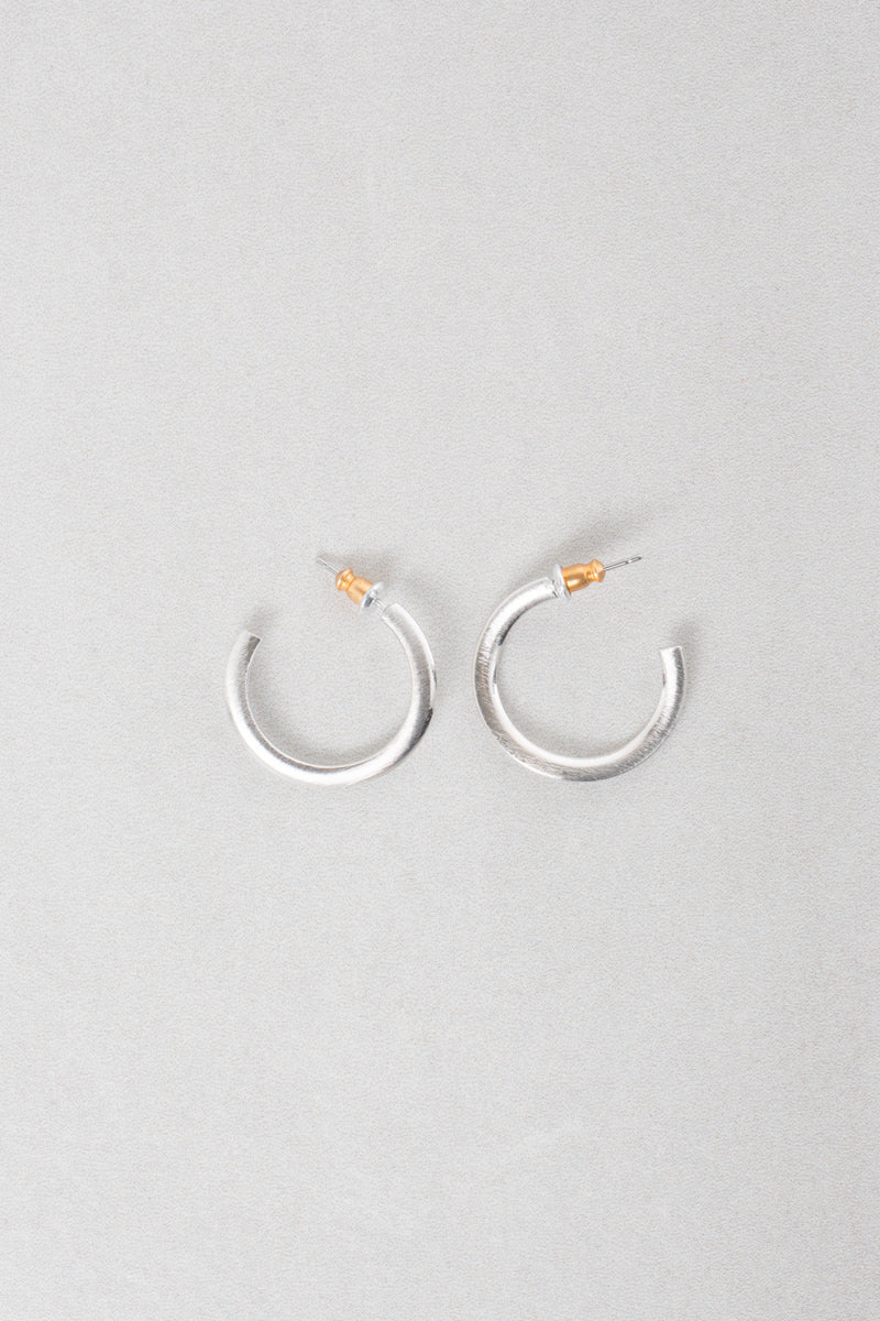 Curved Hoop Earrings
