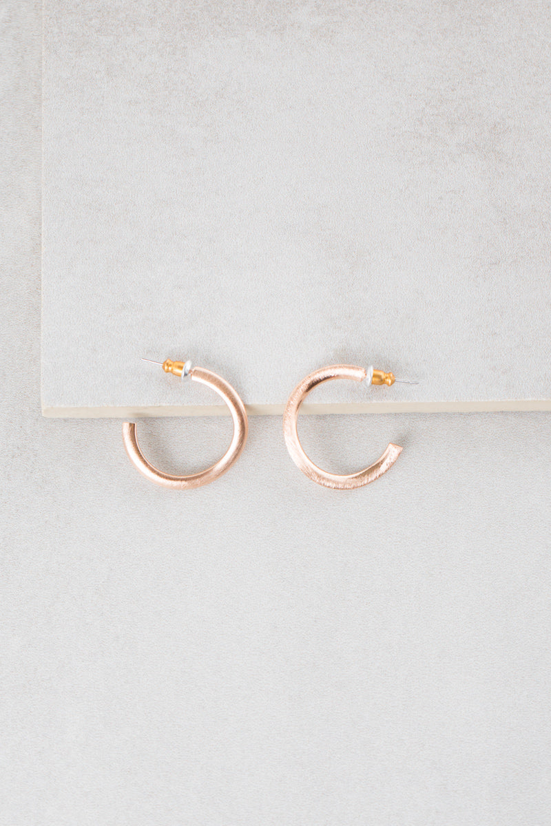 Curved Hoop Earrings