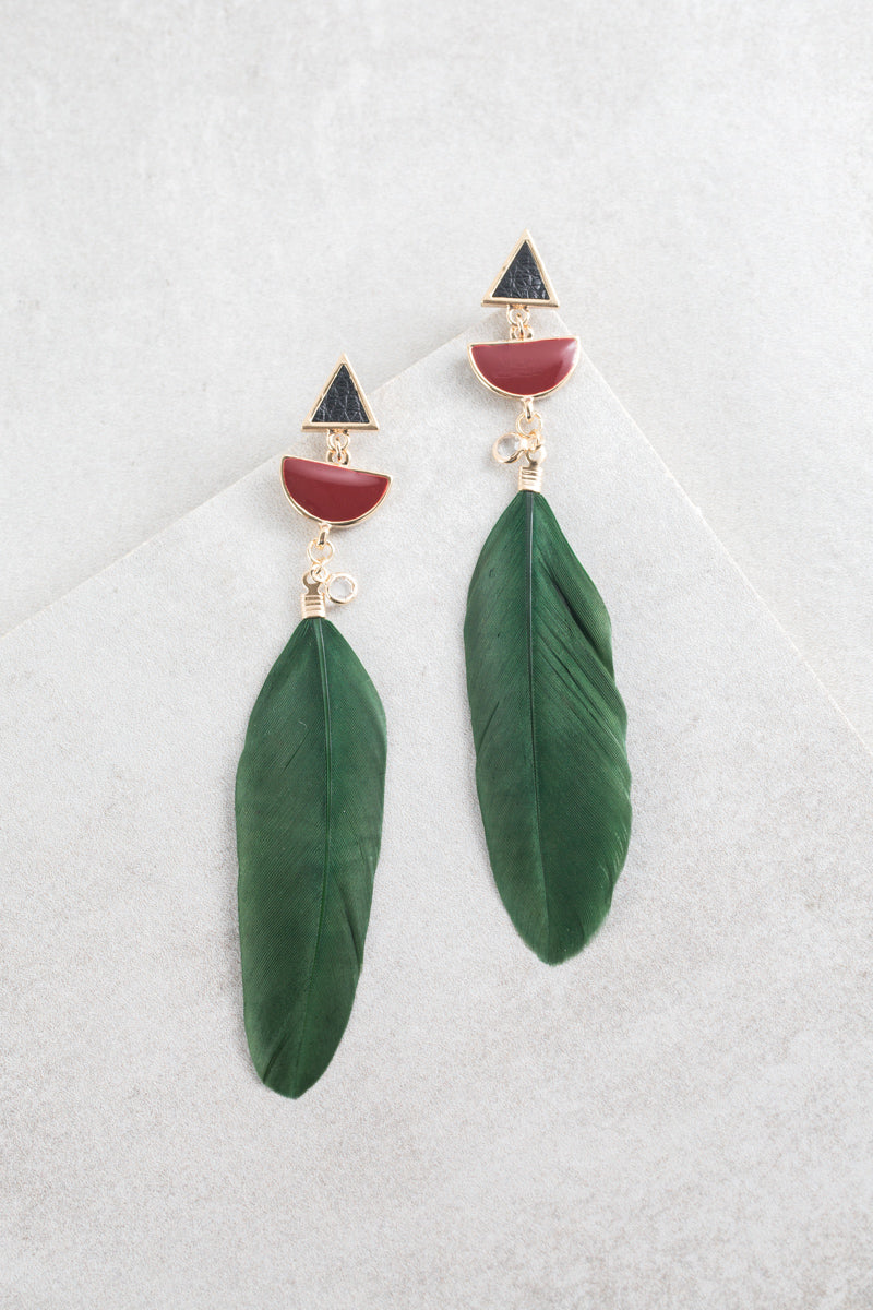 Dreamers Lullaby Earrings | Green