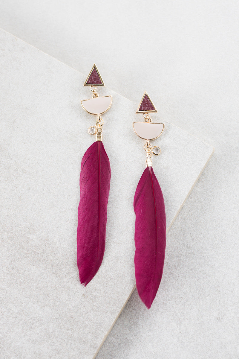 Dreamers Lullaby Earrings | Red