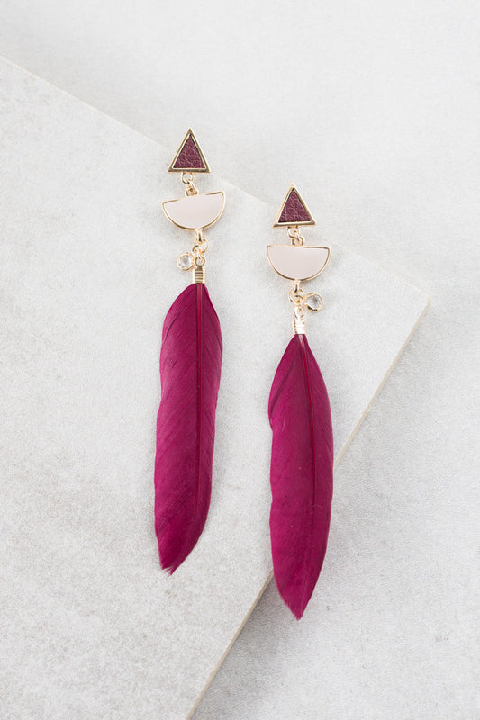 Dreamers Lullaby Earrings | Red