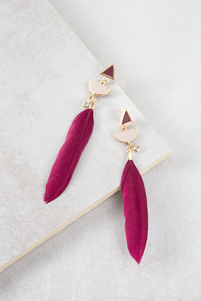 Dreamers Lullaby Earrings | Red