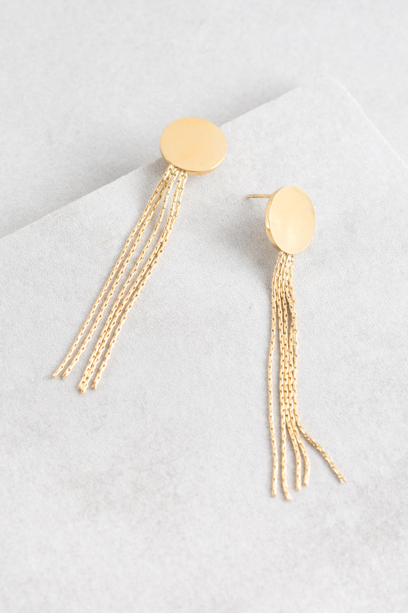 Languor Drop Earrings | Gold (14K)