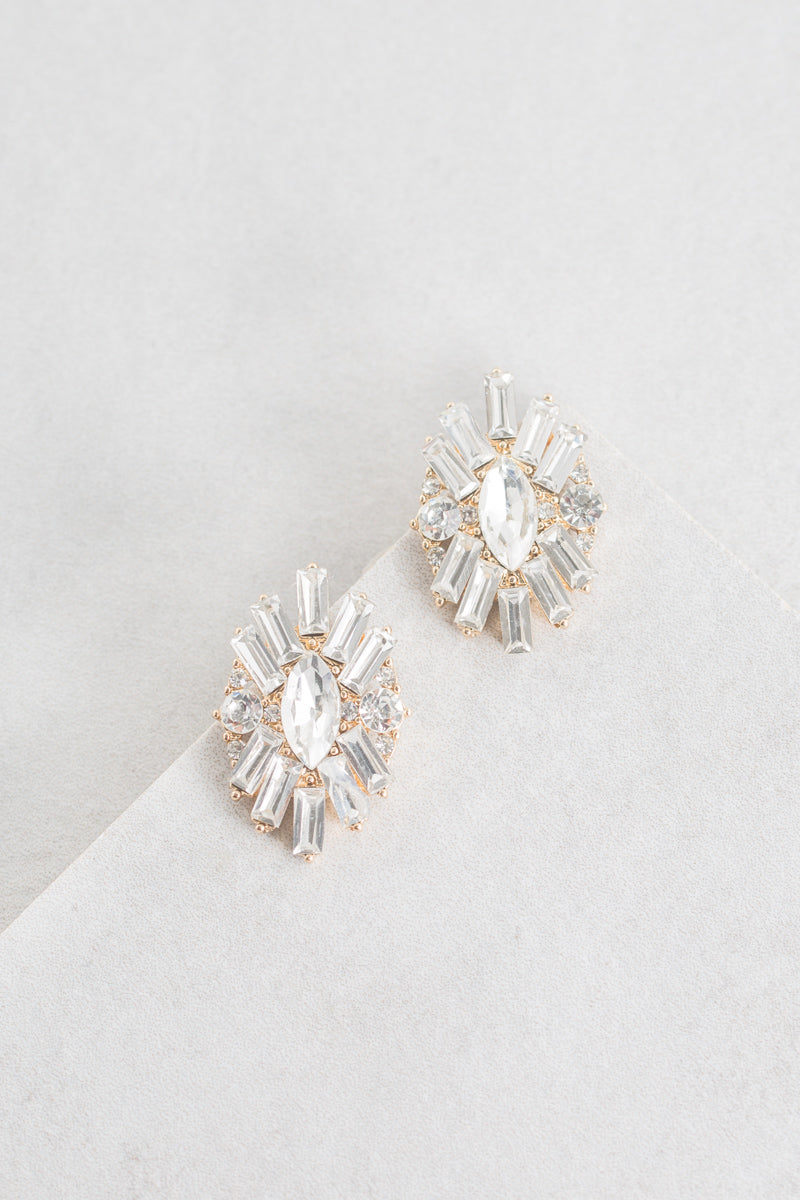 Bright Night Oval Earrings