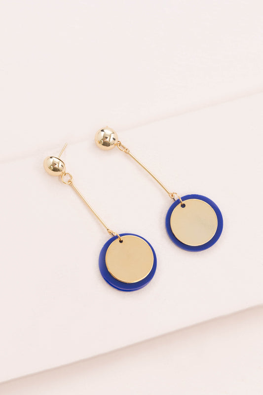 Blue Belle Drop Earrings