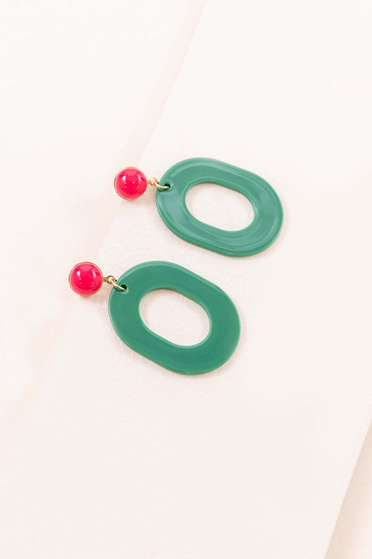 Party All Day Earrings | Green