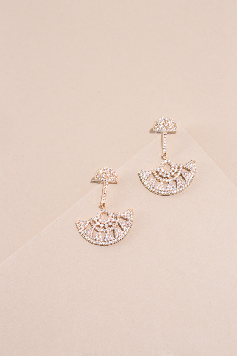 Radial Chandelier Earrings