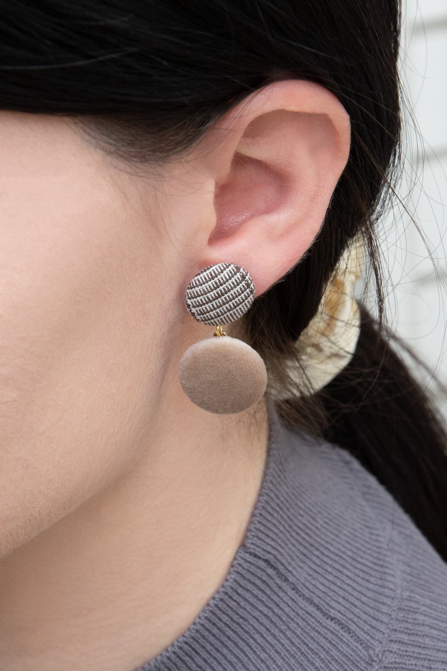 Off To Work Earrings | Tan