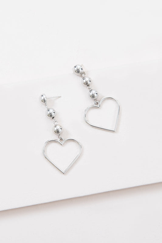 It's a Fling Drop Earrings | Silver