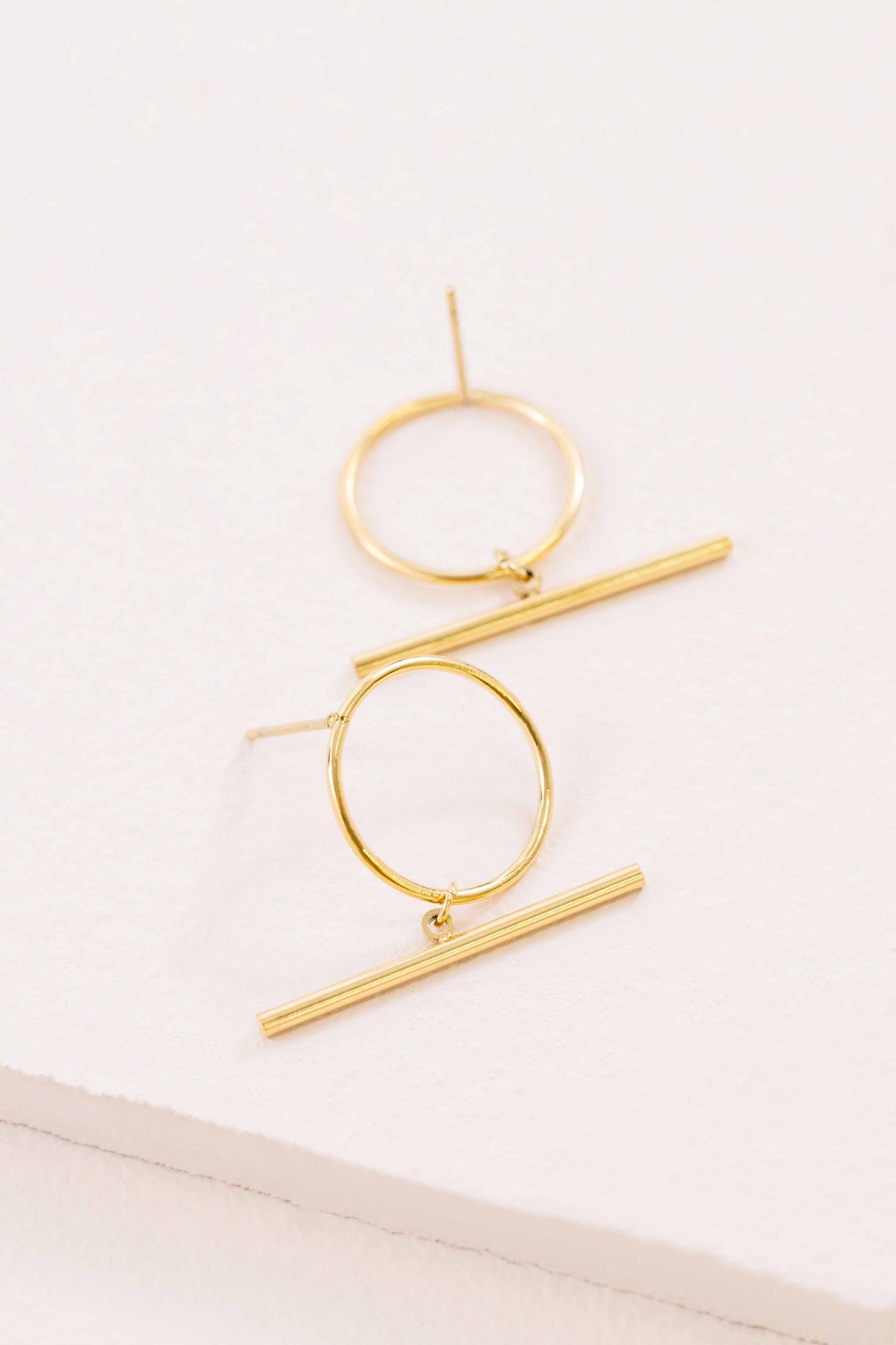 Bottom Line Earrings (14K)