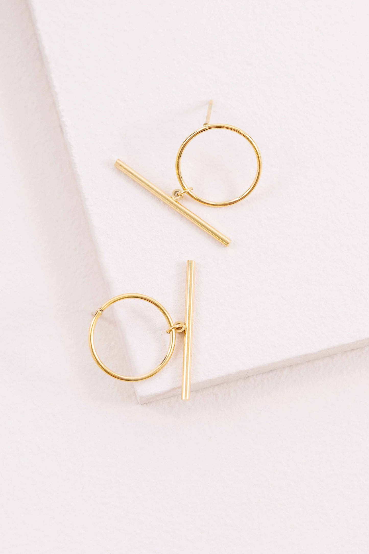 Bottom Line Earrings (14K)