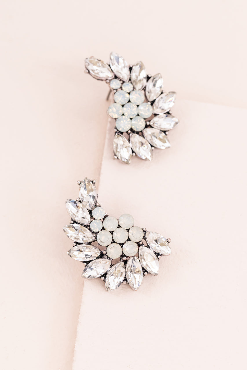 Fly High Crystal Statement Earrings