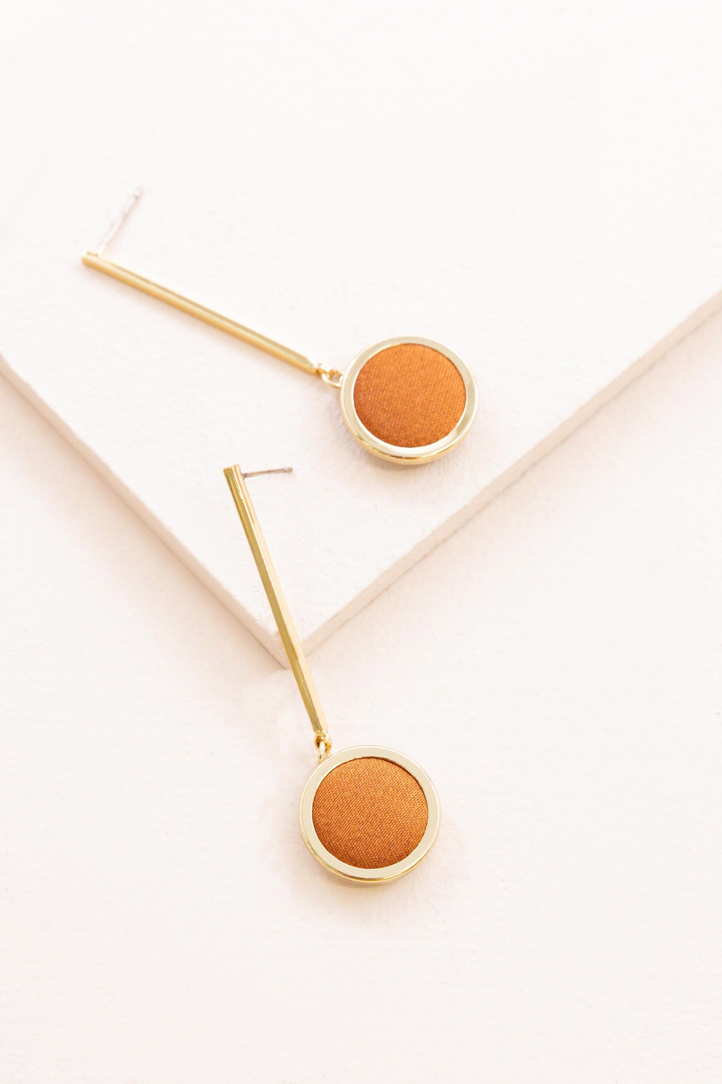 Smitten Satin Drop Earrings (14K)