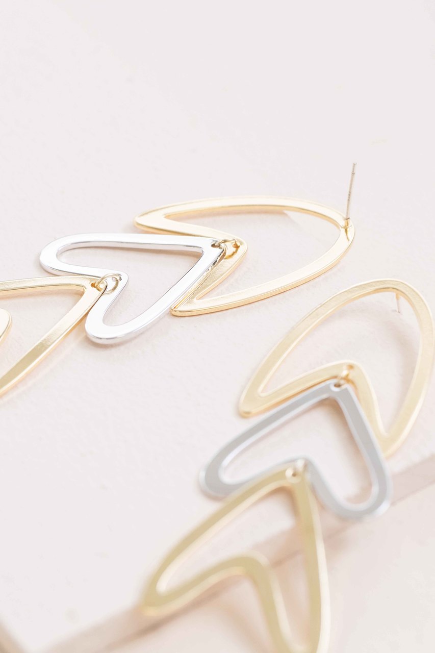 Go Fish Two-Tone Earrings (14K)