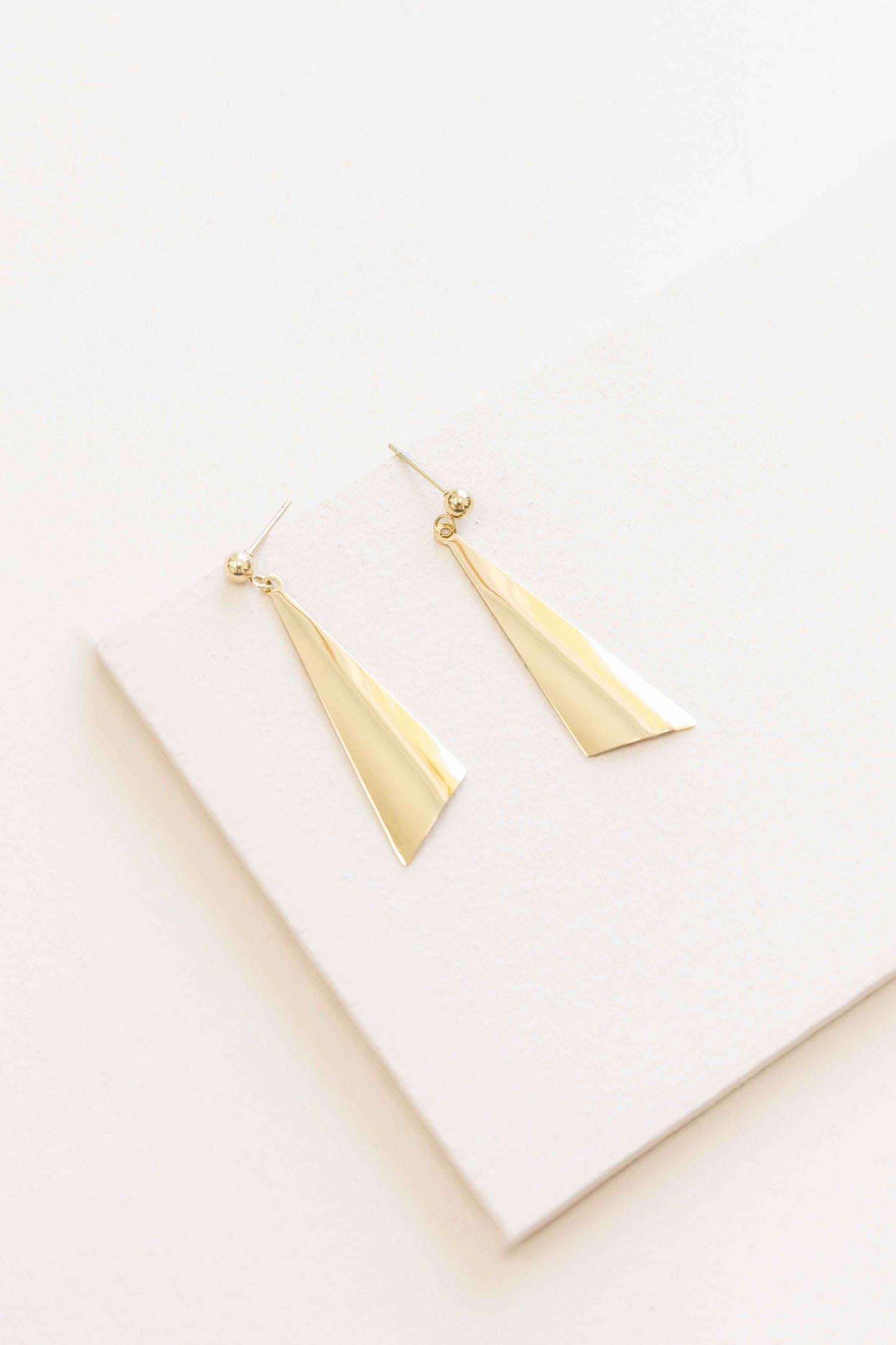 Modern Art Earrings (14K)