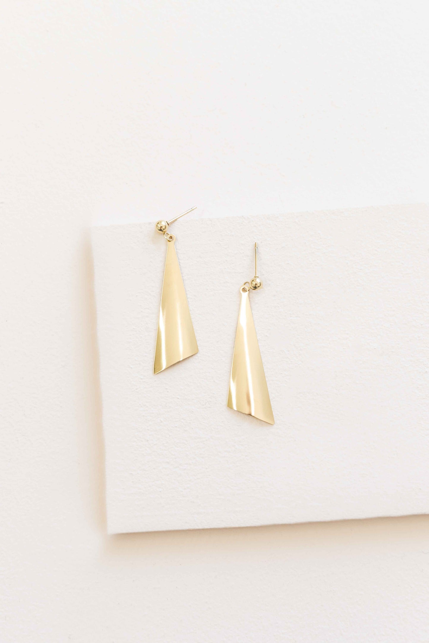 Modern Art Earrings (14K)