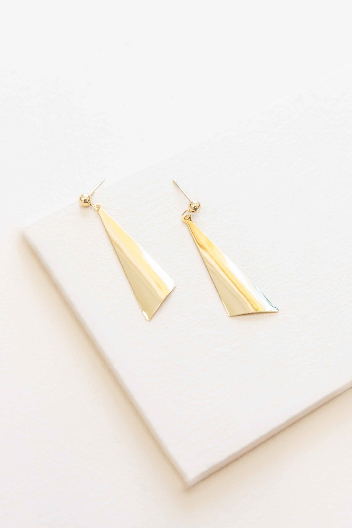 Modern Art Earrings (14K)