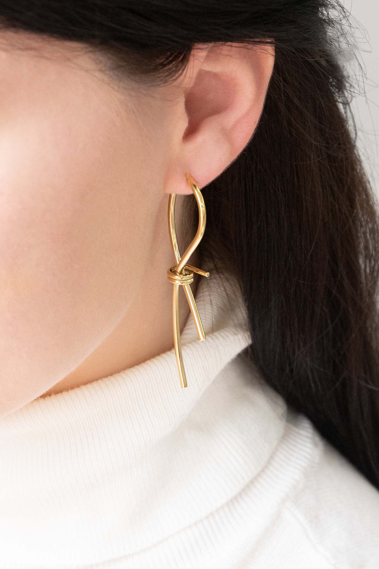 Pearl and Knot Earrings