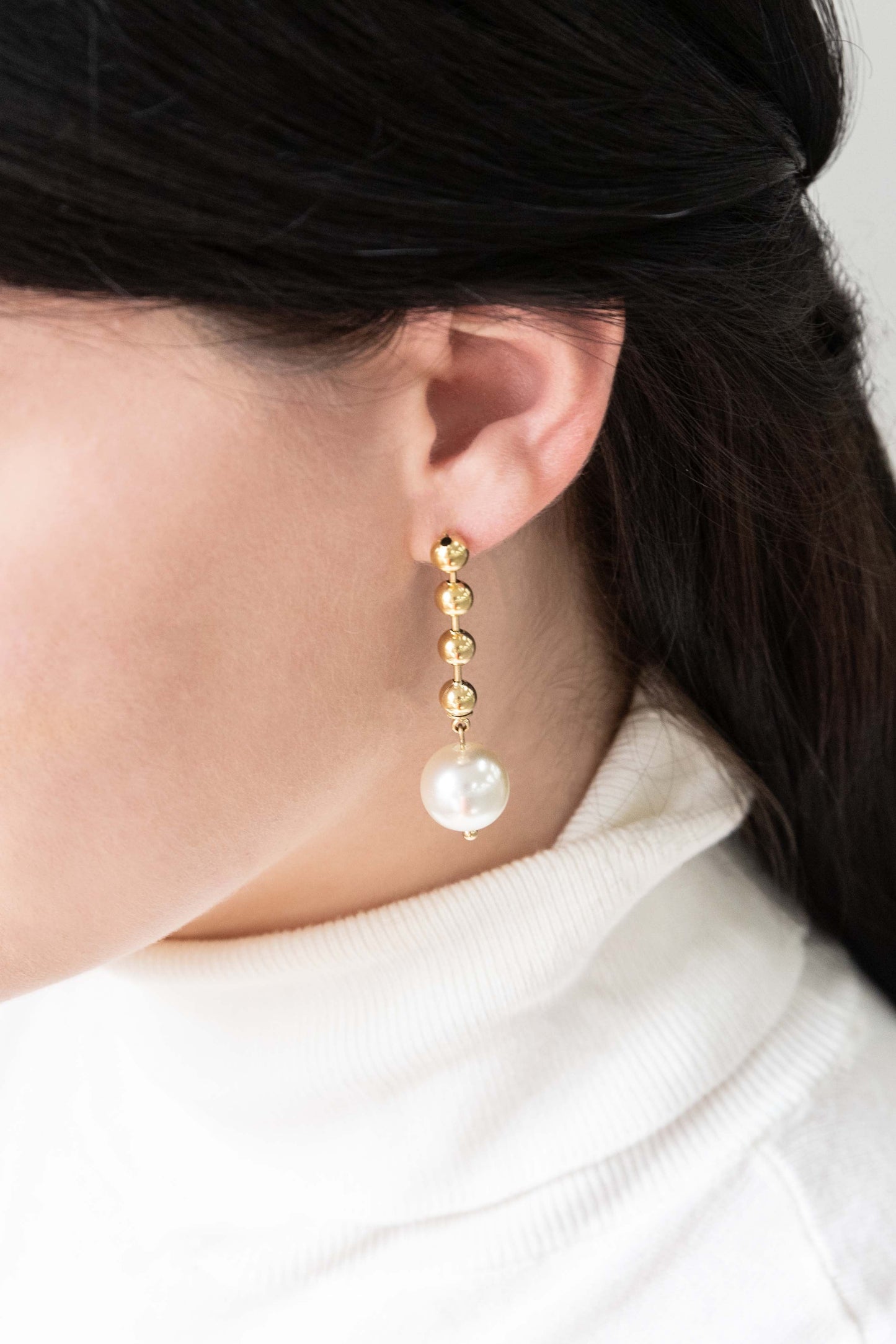 Pearl and Knot Earrings