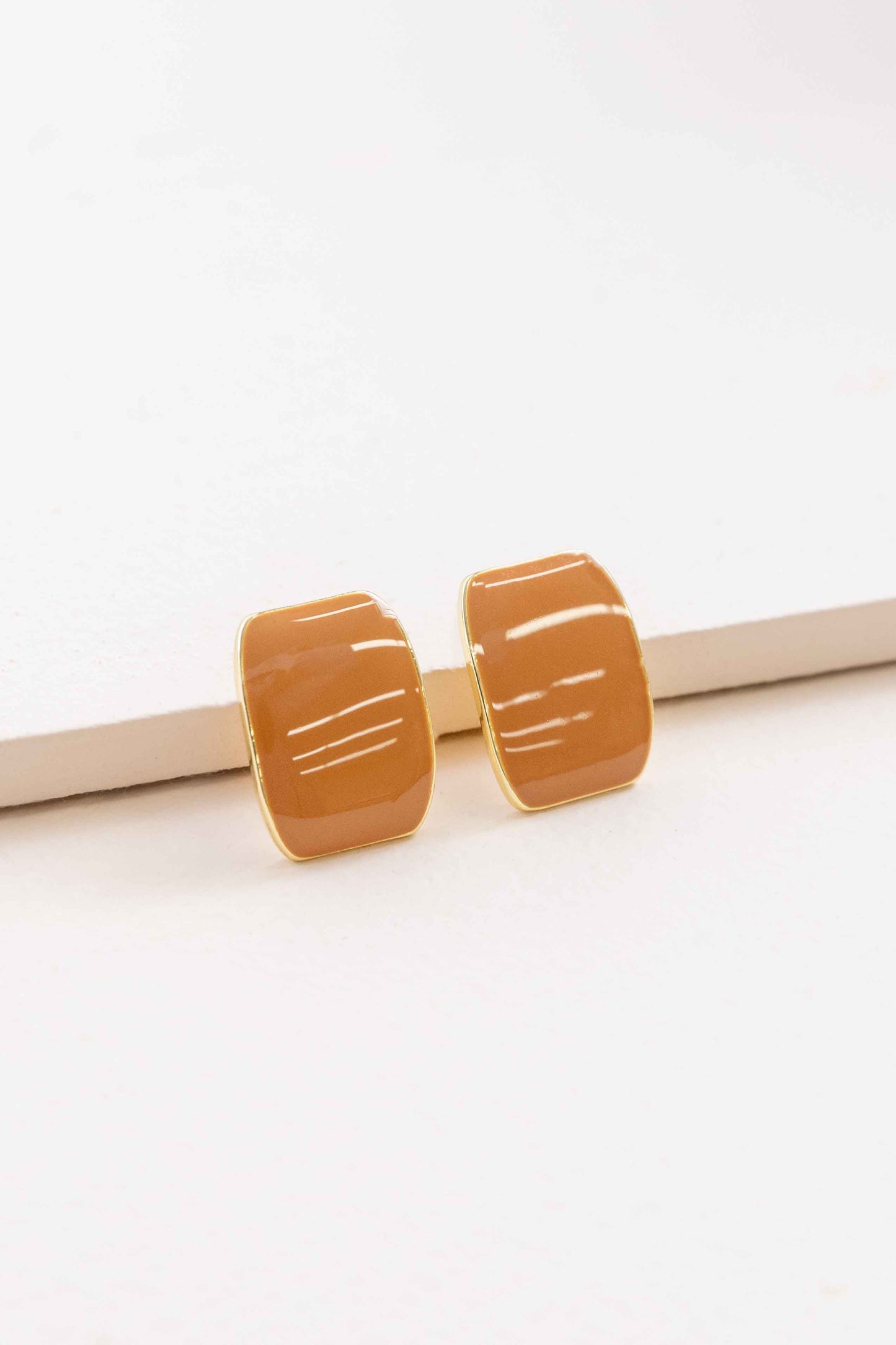 On Occasion Earrings (14K) | Light Brown