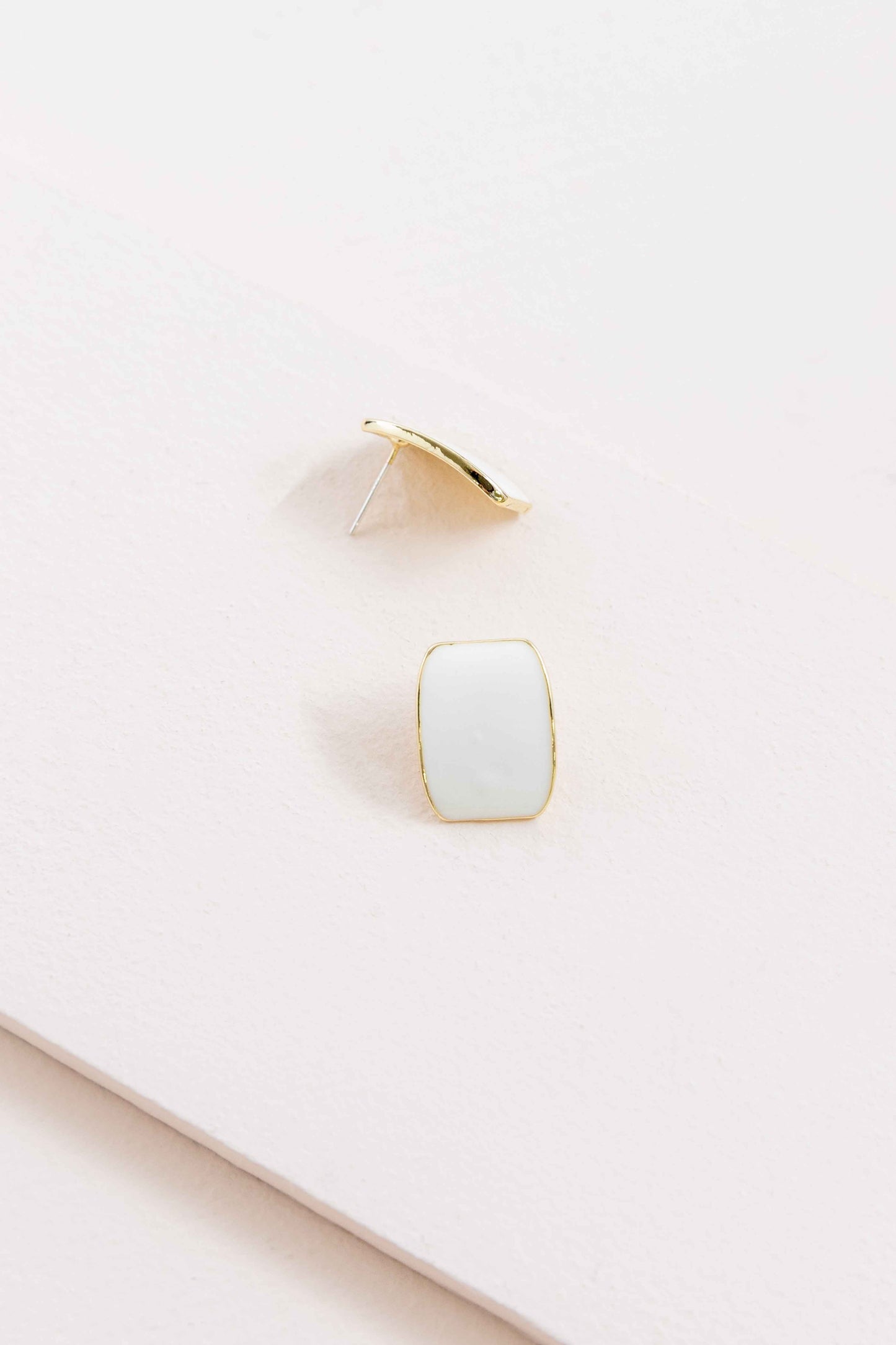On Occasion Earrings (14K) | White