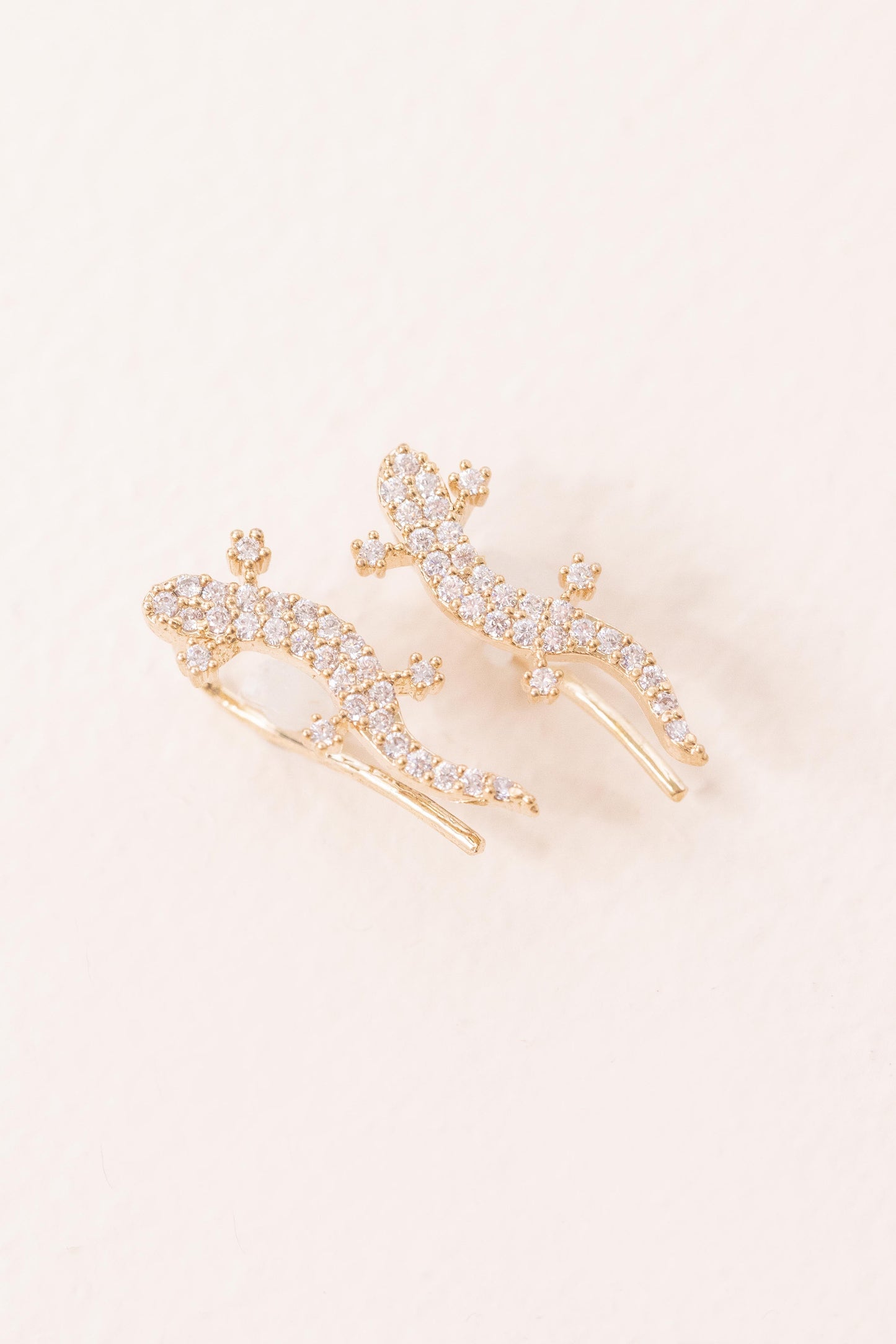 Lizard Ear Pin Earrings