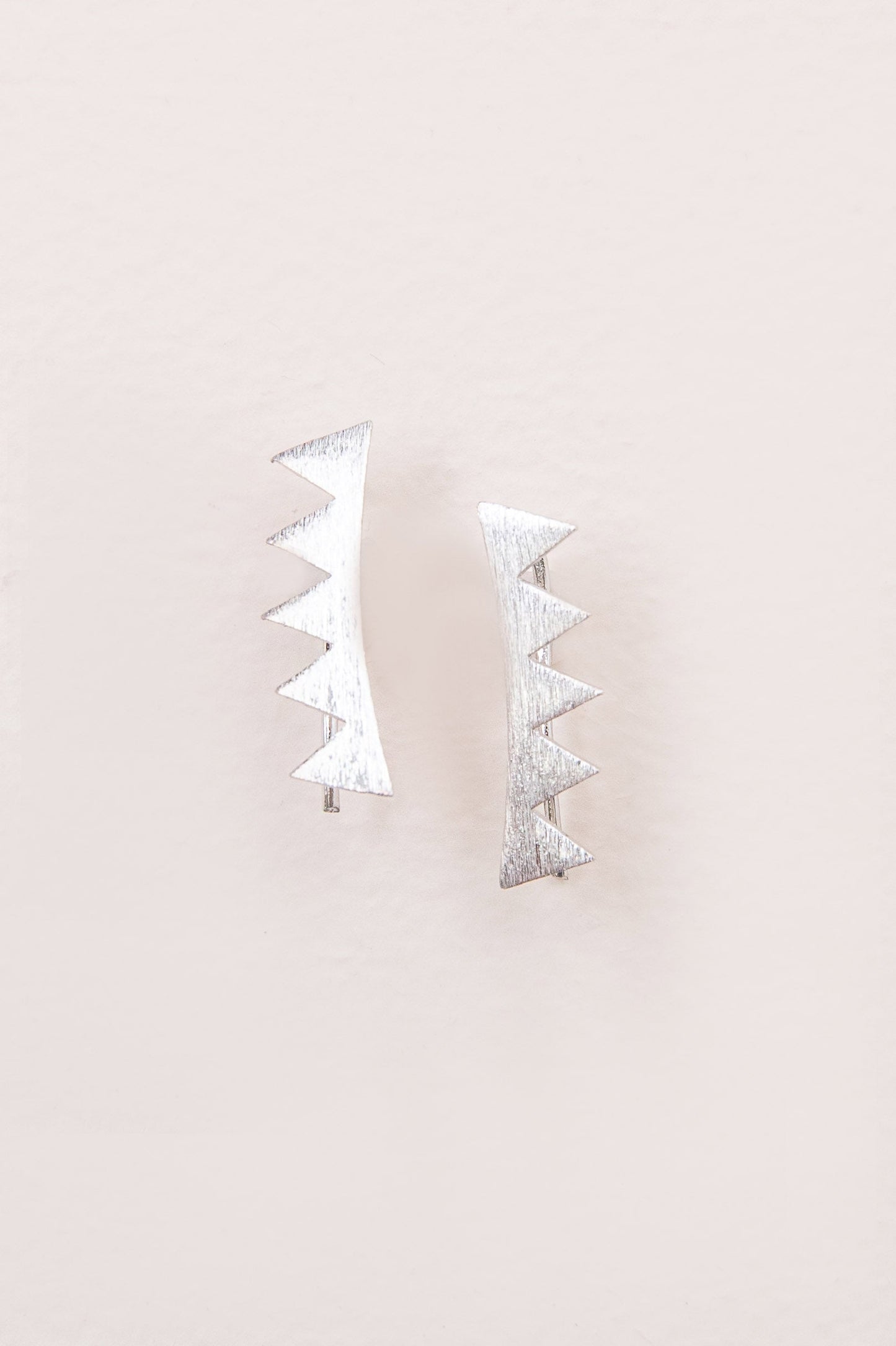 Spiked Ear Pin Earrings