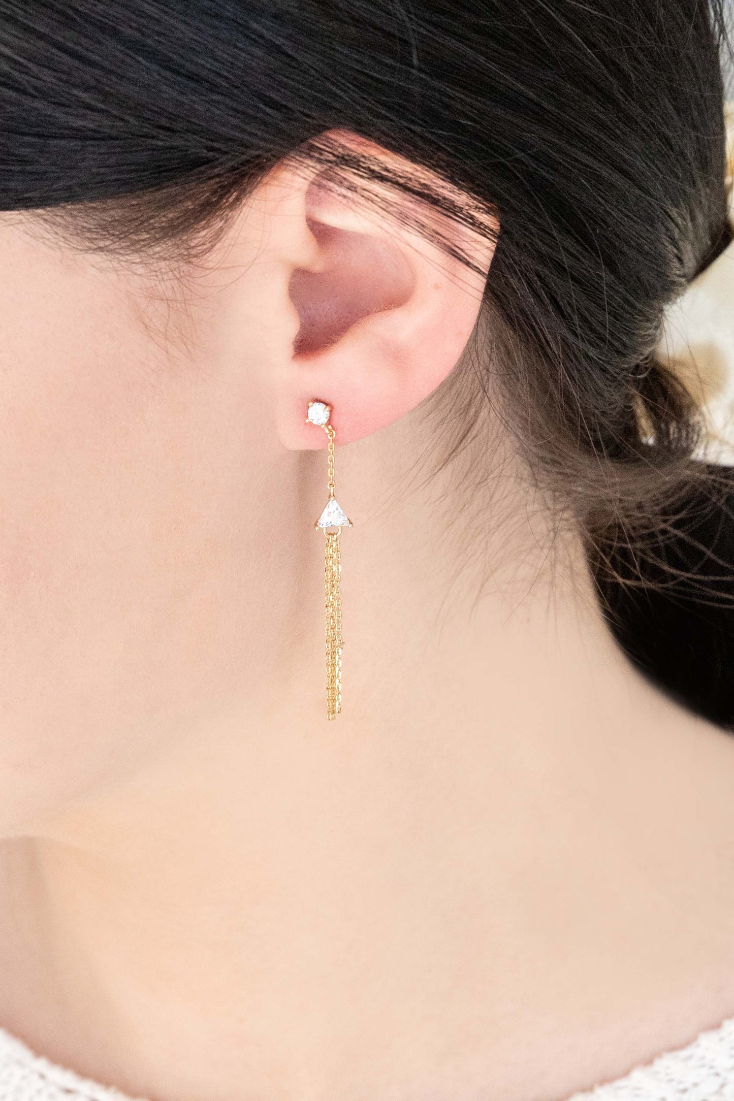 Stone Dangle Earrings