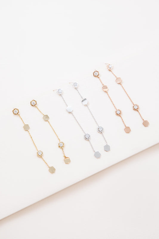 Geo Dangle Earrings