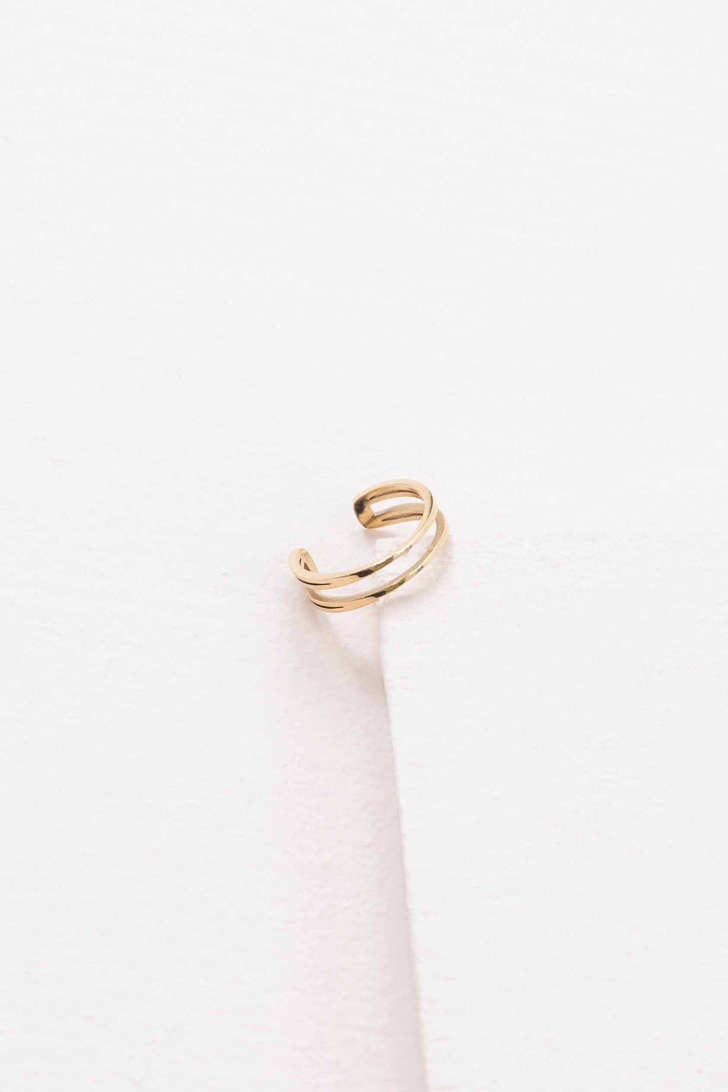 Double the Gold Ear Cuff (14K)