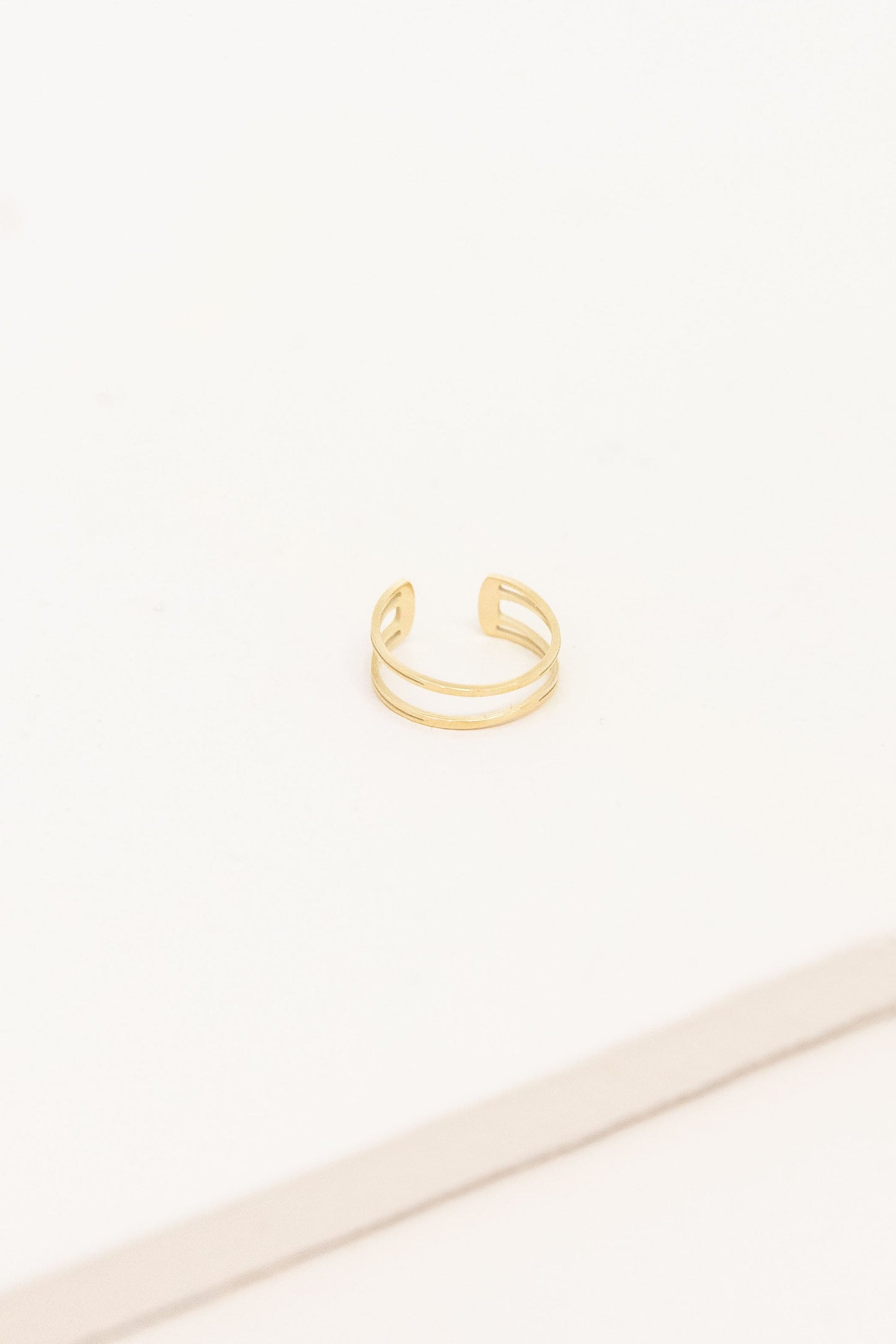 Double the Gold Ear Cuff (14K)