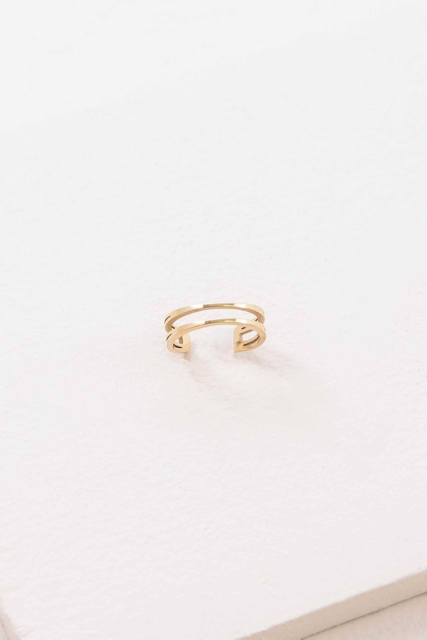 Double the Gold Ear Cuff (14K)