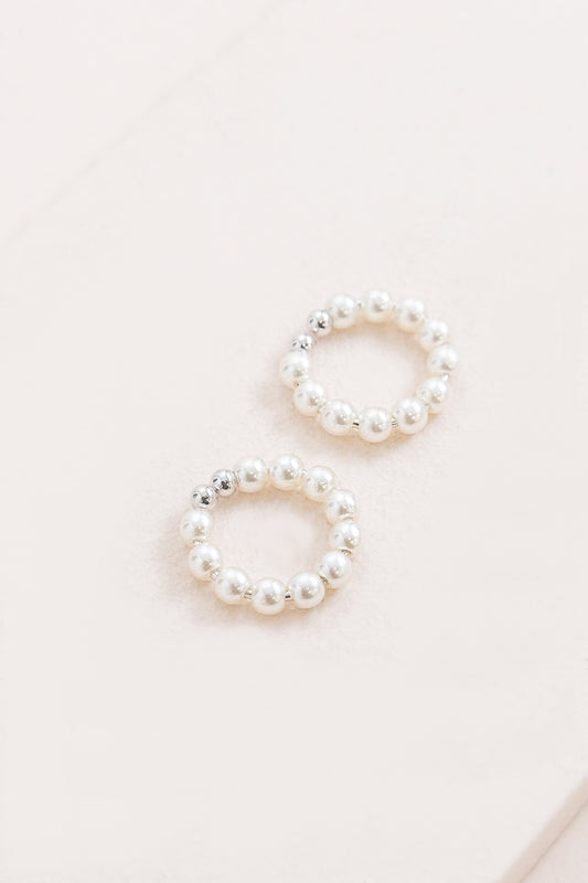Pearl Cuff Earrings