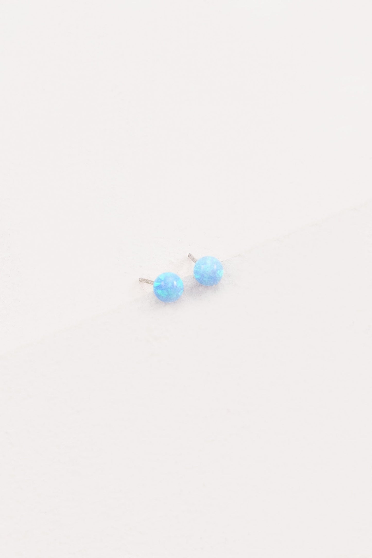 Tiny Sphere Stud Earrings