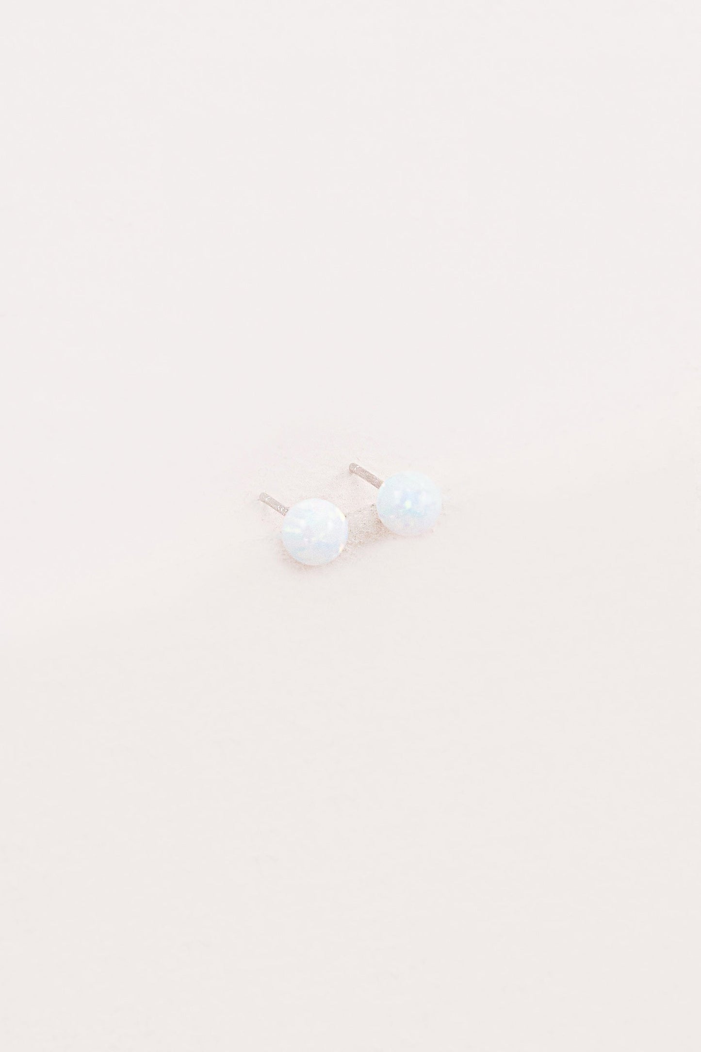Tiny Sphere Stud Earrings