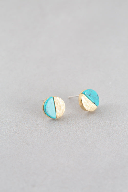 Level Stone Earrings