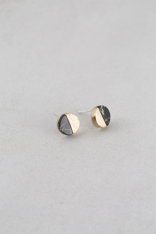 Level Stone Earrings