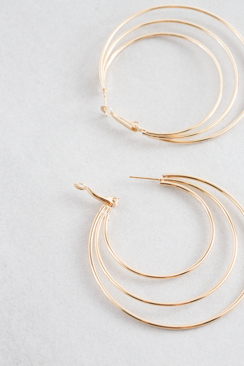 Echo Hoop Earrings