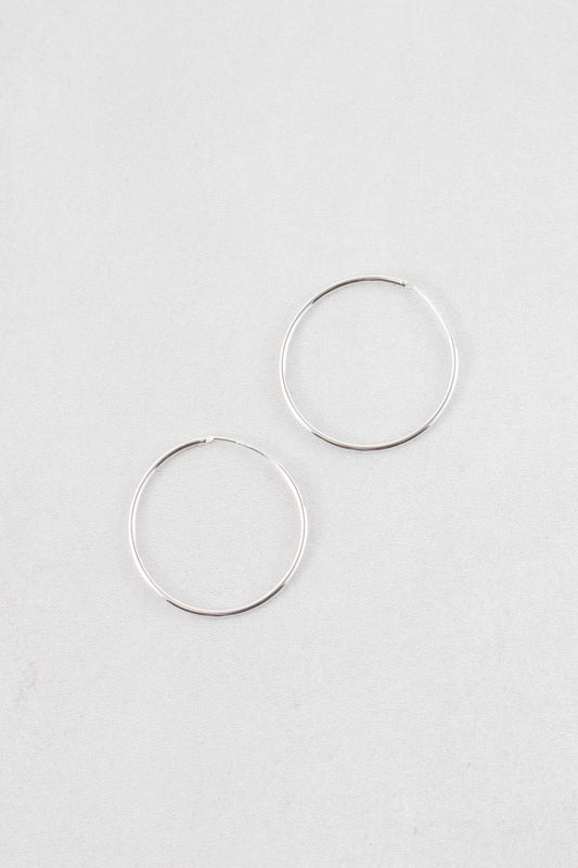 Ethereal Hoop Earrings | Silver (sterl.)