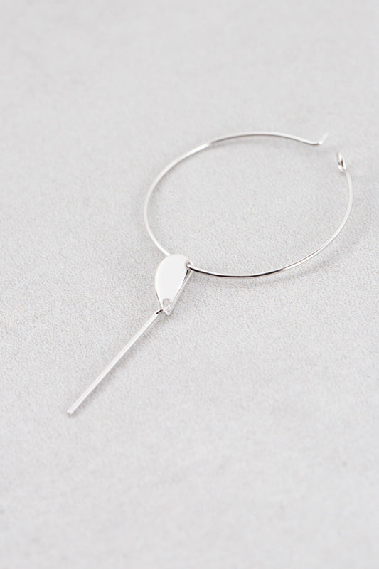 Minimal Hoop Earrings | Silver (sterl.)