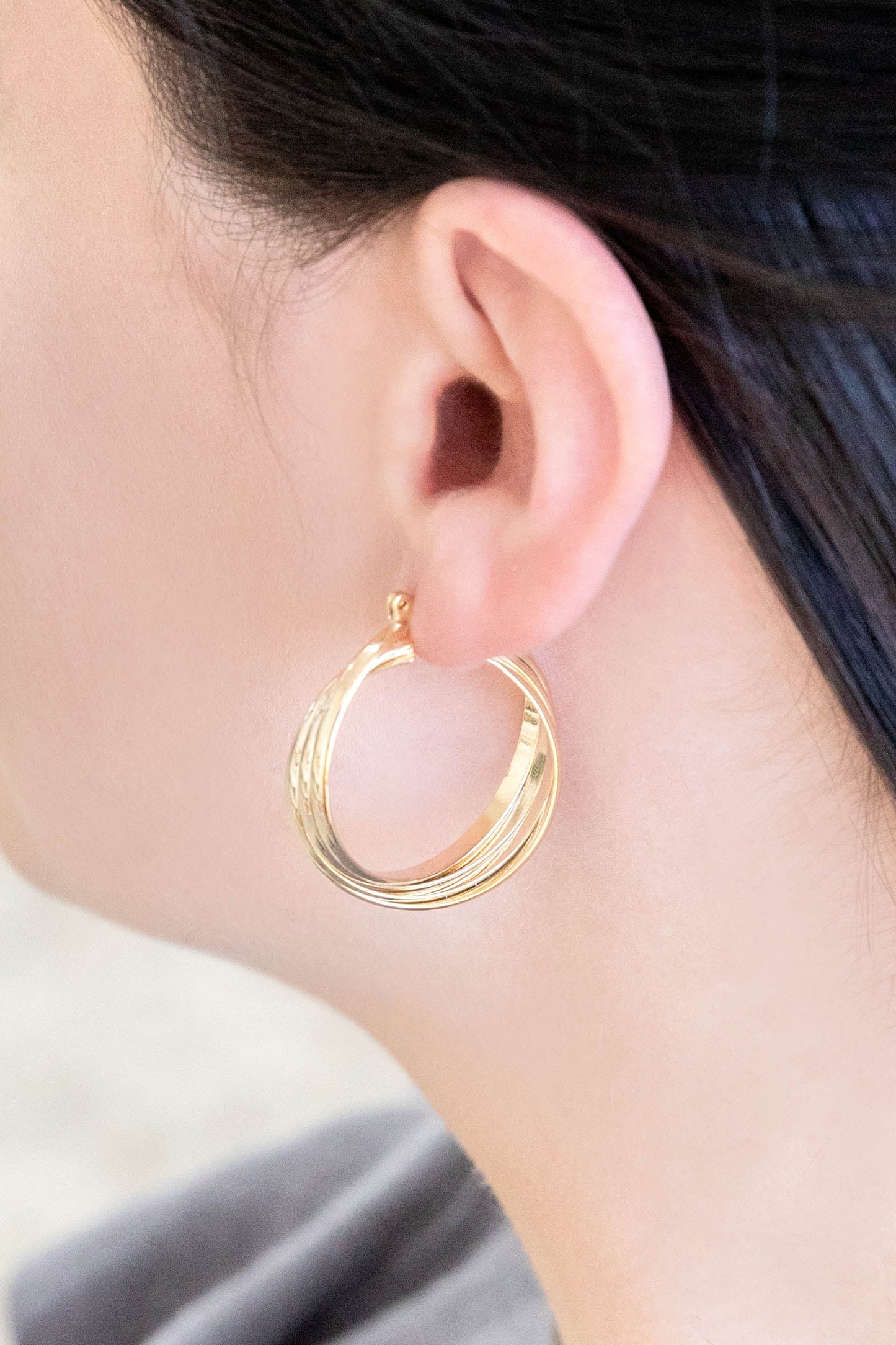 Cultivated Hoop Earrings