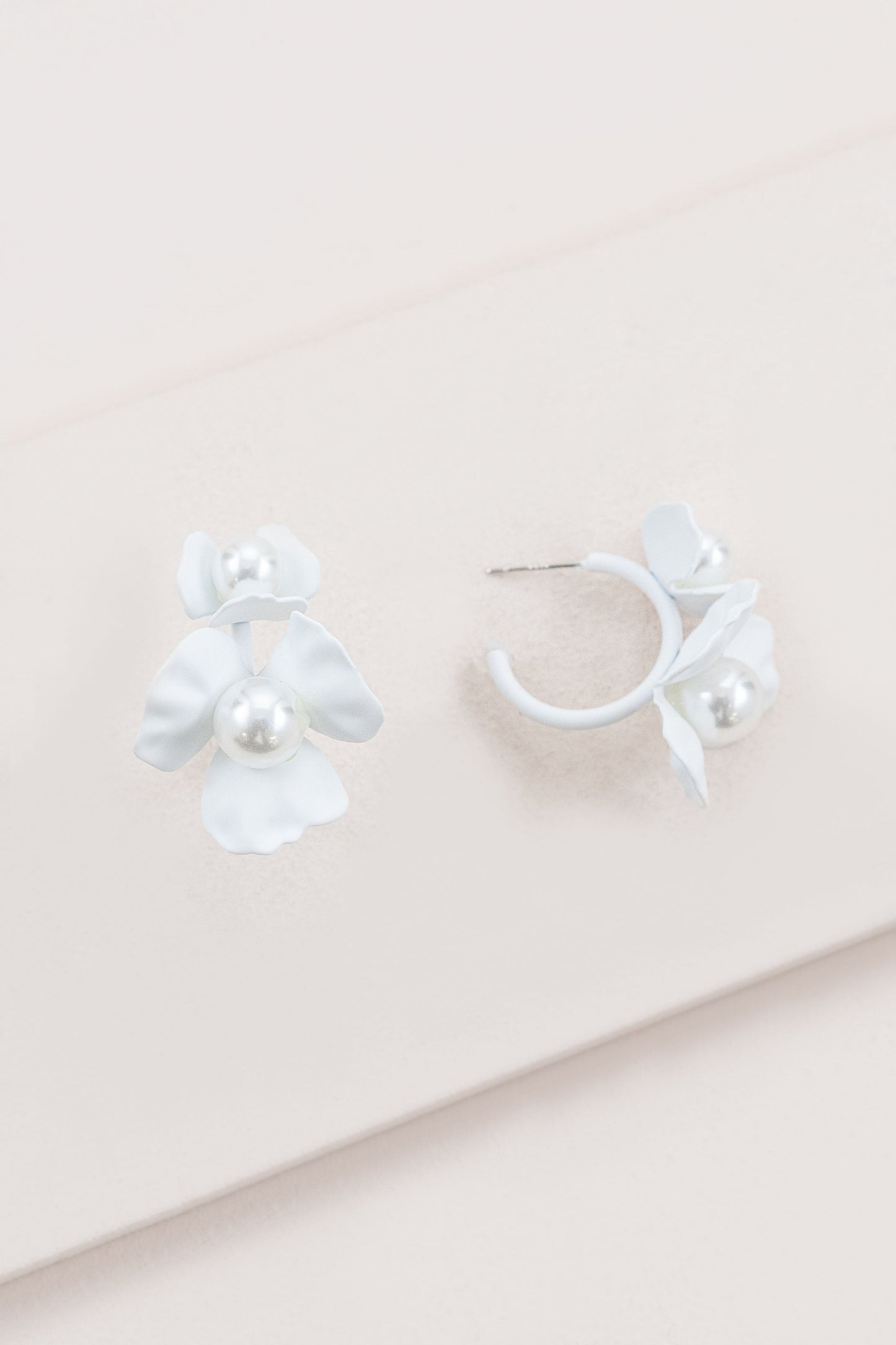 Gladiolus Hoop Earrings