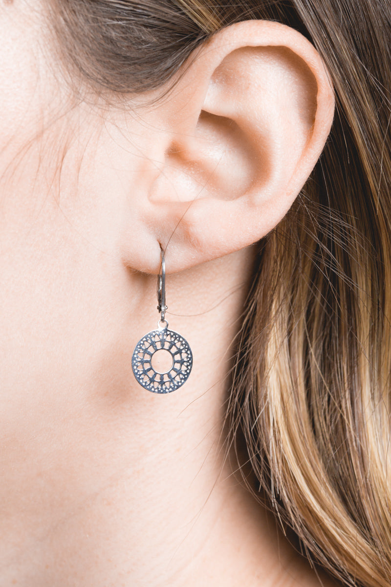 One In a Million Filigree Earrings | Silver