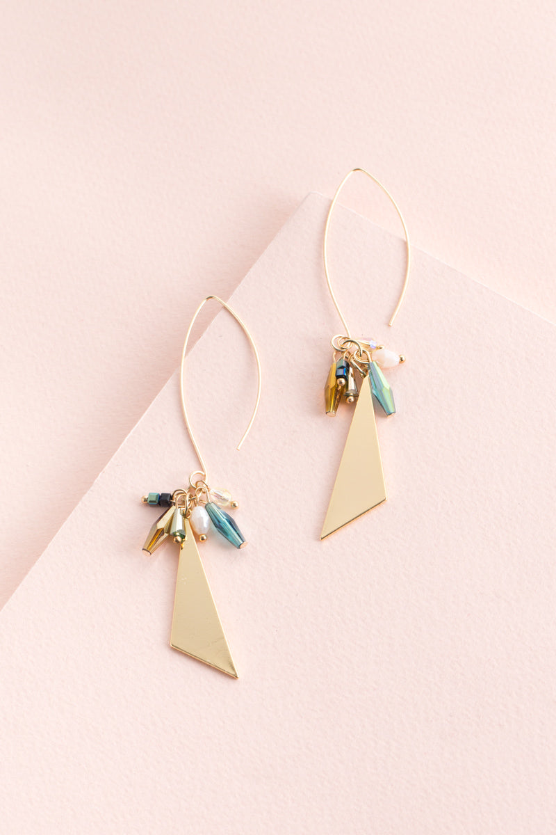 Fragment Arc Threader Earrings
