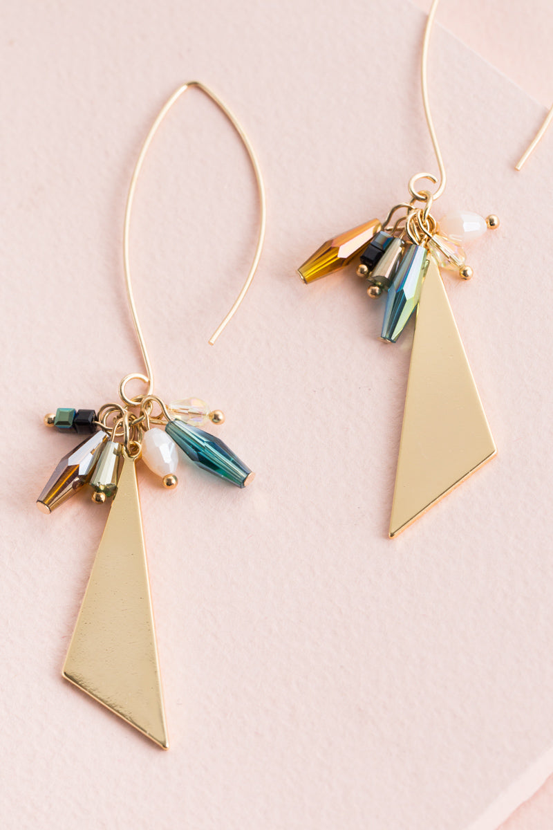 Fragment Arc Threader Earrings